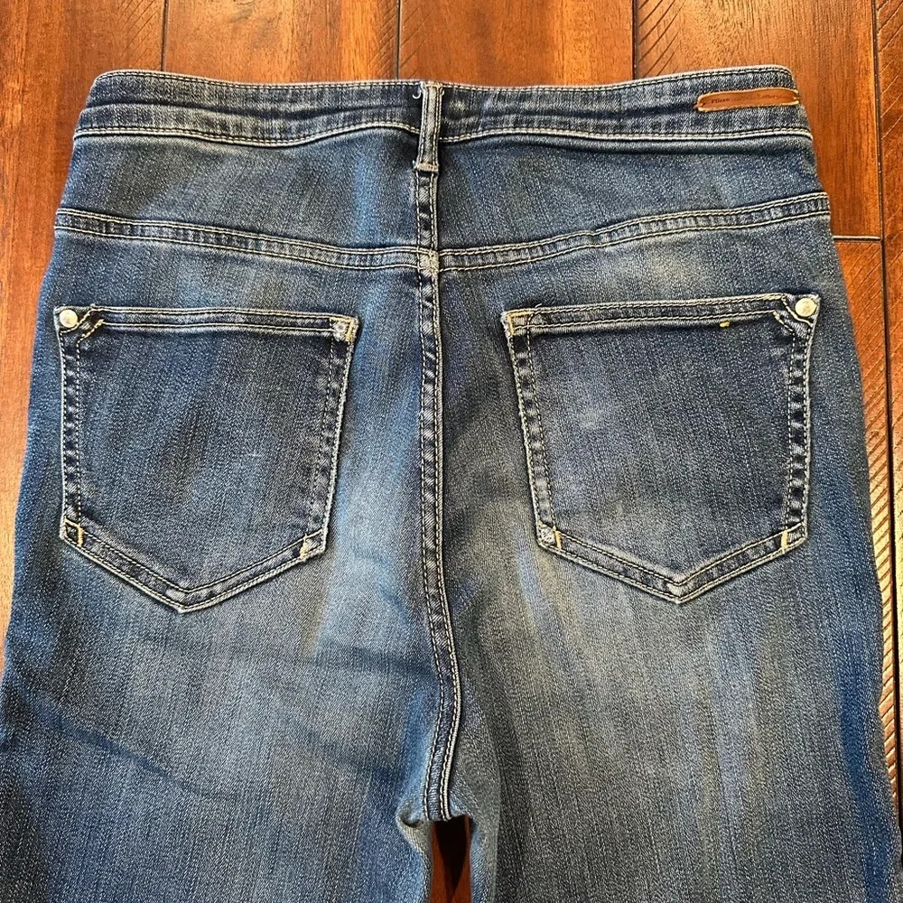ANTHROPOLOGIE Pilcro And The Letterpress Size 28 High Rise Straight Leg Jeans